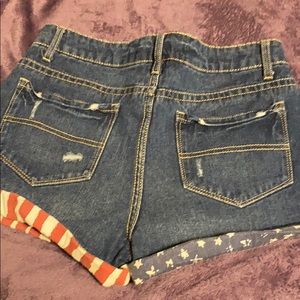 Natural Threads denim shorts